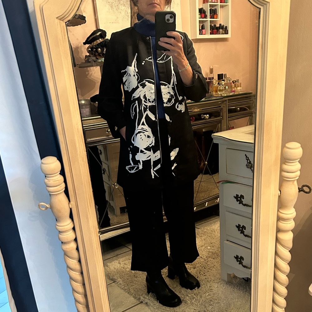 Black white jacket / topper